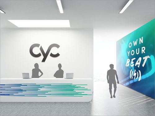 美国CYC室内健身品牌logo形象设计案例欣赏